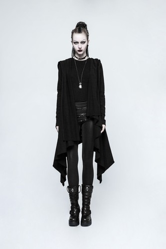 PUNK RAVE PSYCHONAUT CARDIGAN TOP OCCULT DARK BOHO GOTHIC Y-751 SIZE XS/S NEW - Foto 10 di 11