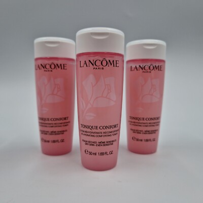 3 x 50 ml (150 ml) Lancôme Tonique Confort Gesichtswasser für Damen