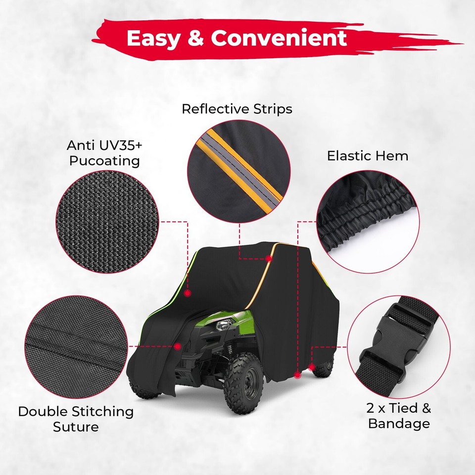 Utility Vehicle Storage UTV Cover For Polaris Ranger RZR XP 1000/900/570/ Turbo - Foto 3