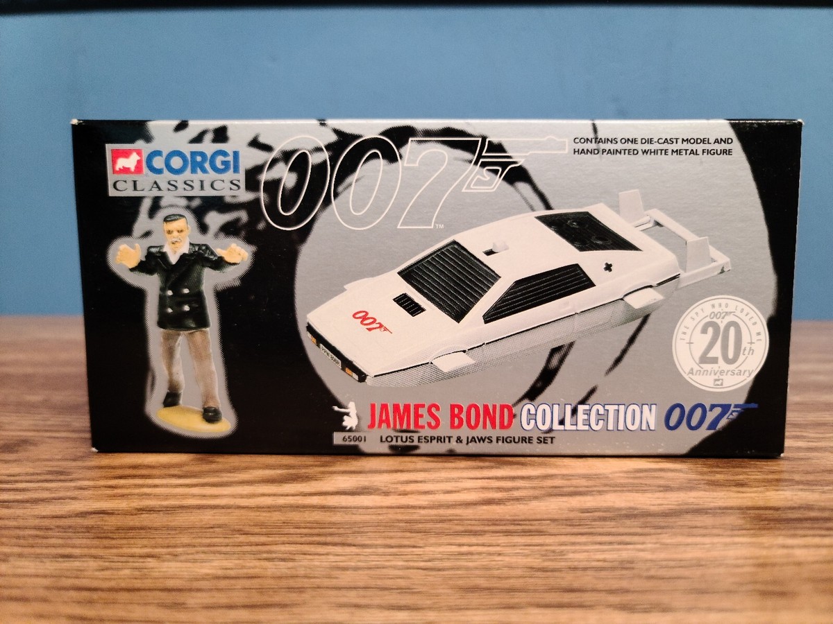 007ジェームズボンドコレクション フィギュア コーギーCORGI クラッシック Lotus Espirit & Jaws 1/36 | 007 James Bond 20th Anniversary