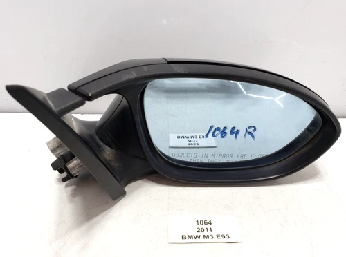 ✅ 08-13 OEM BMW E92 E93 M3 Passenger Side Heated Folding Mirror Assembly Black