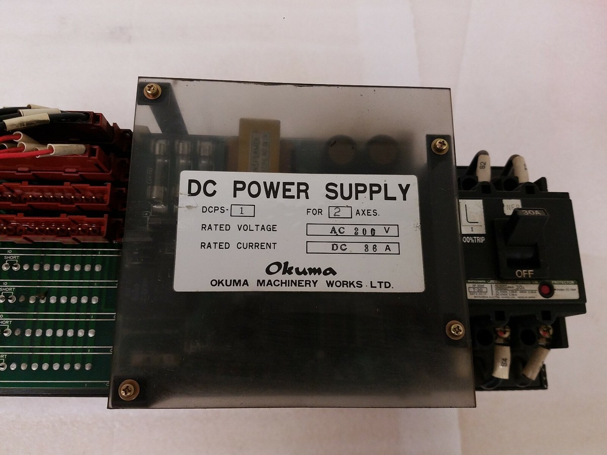 電源ユニット OKUMA DC POWER SUPPLY DCPS-2 FOR 3 AXES OKUMA DC POWER SUPPLY DCPS-2 FOR 3 AXES AC200V DC60A TESTED