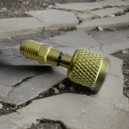 HVAC R32 Reverse Thread 1/4” Female, 1/4” Male Adapter For A2L R454B/R32 Tanks - Picture 5 of 12