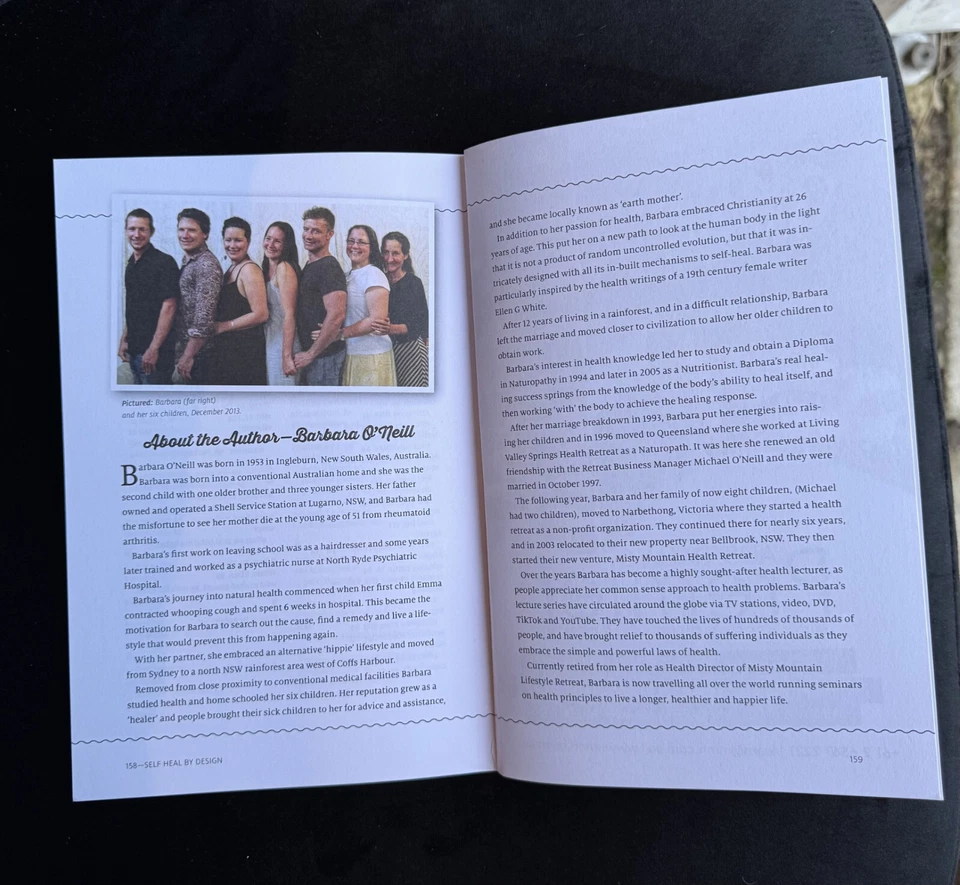 ONLY AUTHENTIC BOOK (READ BELOW) Self Heal By Design UK - By Barbara O'Neill - Image 2 of 4