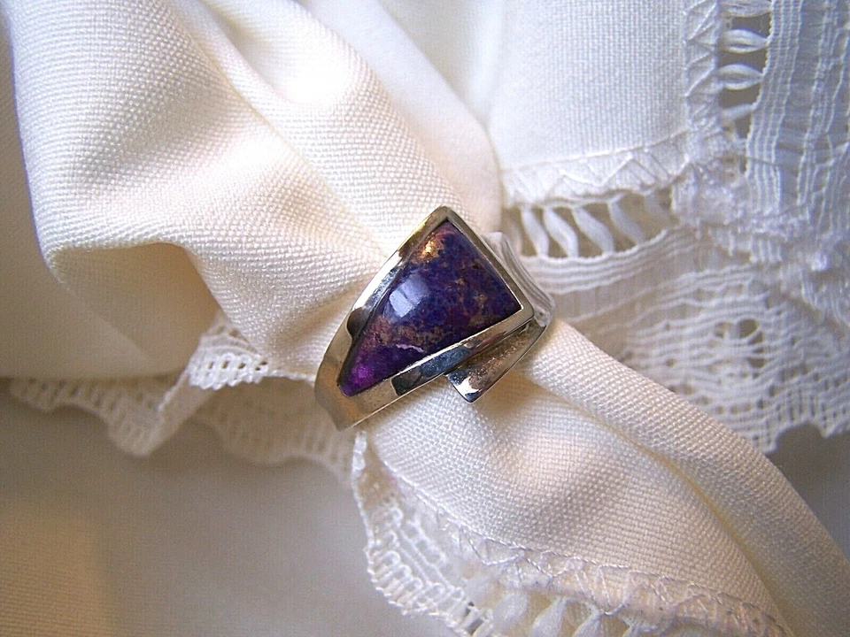 DTR Jay King SS 925 Charoite Talla 10 ¡HERMOSO y Nuevo Con Etiquetas! Foto 2 de 4