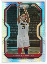 2021 Prizm WNBA Hyper Prizm #62 Tianna Hawkins Atlanta Dream Maryland