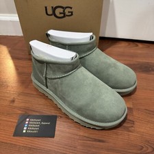 New With Box UGG Classic Ultra Mini Boot Womens Size 6-10 Shaded Clover