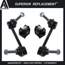 Front Sway Stabilizer Bar Links, Sway Bar Bushing Set 4p For Jaguar S-TYPE 99-08
