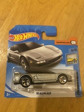 2018 Hot Wheels #4 FACTORY FRESH '90 ACURA NSX SILVER VHTF Short Card 1:64 FJW10