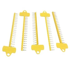 Lot of 5 Weidmuller 1193690000 Terminal Block Cross Connectors, 19-P, 250V 17.5A