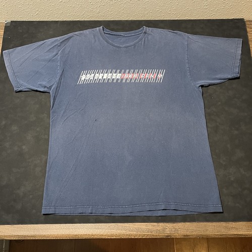 Tommy Hilfiger Shirt Vintage Flag Distressed Yacht 90s Burnout Sailing Sun Faded