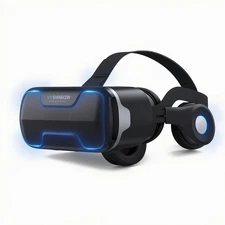 Simulated Reality Headset Head-Mounted VR Headset Comfortable for Home