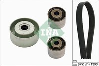 INA 529 0157 10 Keilrippenriemen Satz FüR CitroëN, Fiat, Peugeot