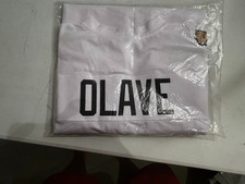 CHRIS OLAVE Signed Autographed Custom Football XL Jersey - Beckett COA