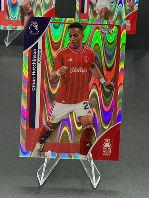 2026 Topps Chrome Premier League EPL RayWave Refractor #160 Omari Hutchinson, No