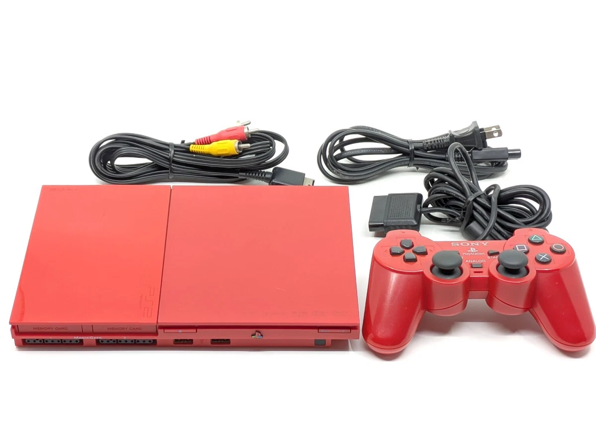 Sony PlayStation 2 - Slim Red Video Game Consoles for sale | eBay