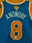 OG Anunoby Signed Autographed New York Knicks NBA Finals Jersey Beckett COA