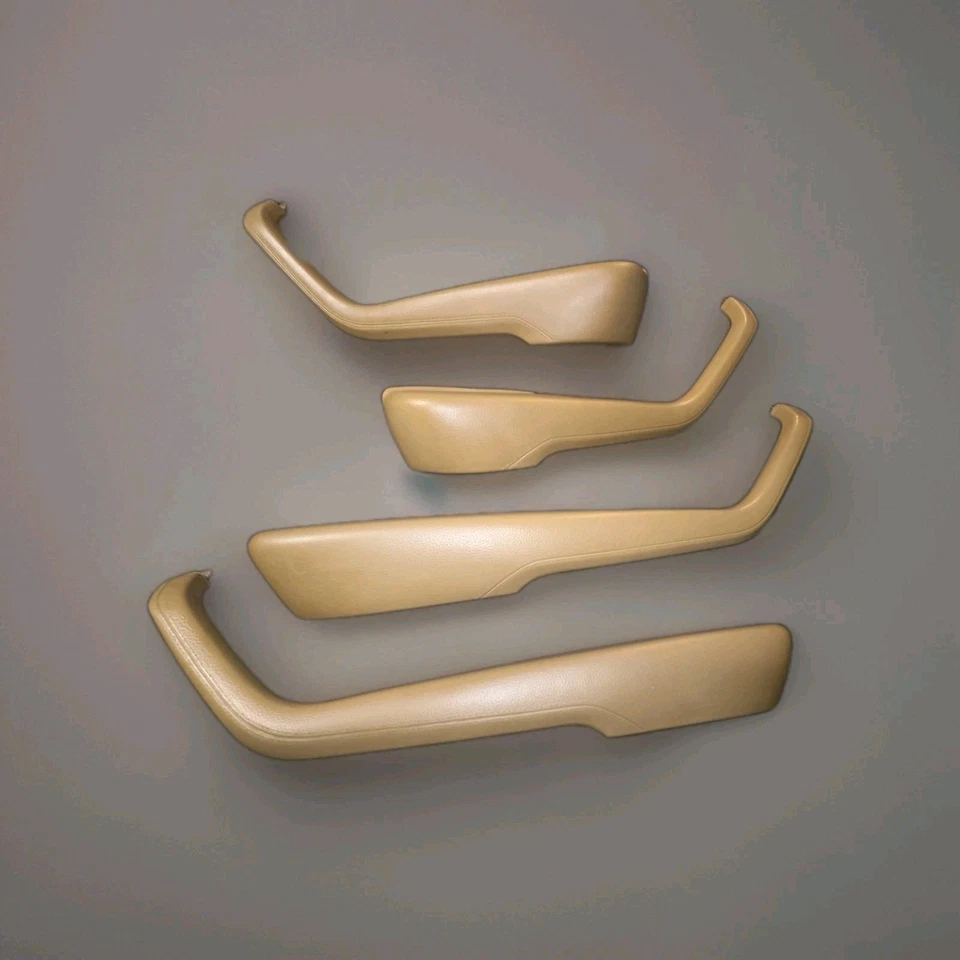 Descanso de braço/porta puxador 450se 450sel dianteiro+traseiro+cromo para painel de porta W116 Mercedes Benz - Imagem 2 de 4