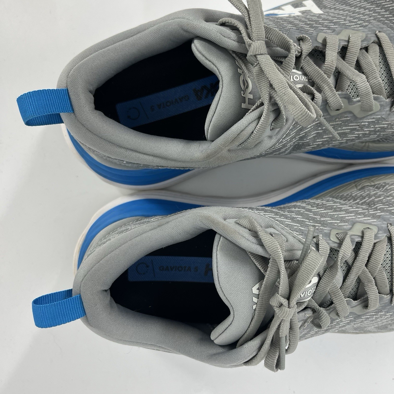 Hoka One One Gaviota 5 Shoes Size 9.5D Mens Gray Blue Road Running Comfort Gym thumbnail 9