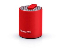 Memorex MICRO WIRELESS Speaker BLUETOOTH Big Sound RED MW202RD RECHARGEABLE