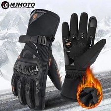 Winter Motorcycle Gloves Rainproof Riding Warmth Gloves with Touchscreen Fingers
