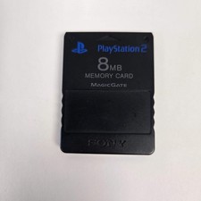 Sony PlayStation 2 PS2 Memory Card Black SCPH-10020
