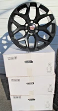 22" CADILLAC ESCALADE FACTORY STYLE NEW MATTE BLACK SET OF 4 WHEELS RIMS 5668