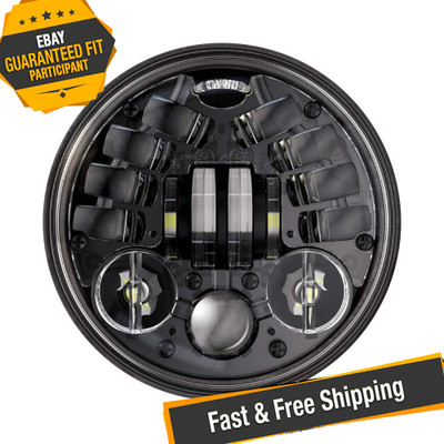 JW Speaker 0555091 Model 8690 LED Black Adaptive 2 Series Headlight