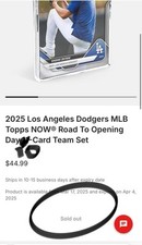 2025 MLB Topps Now DODGERS Road To Opening Day 10 Card BASE ONLY Set IN-HAND