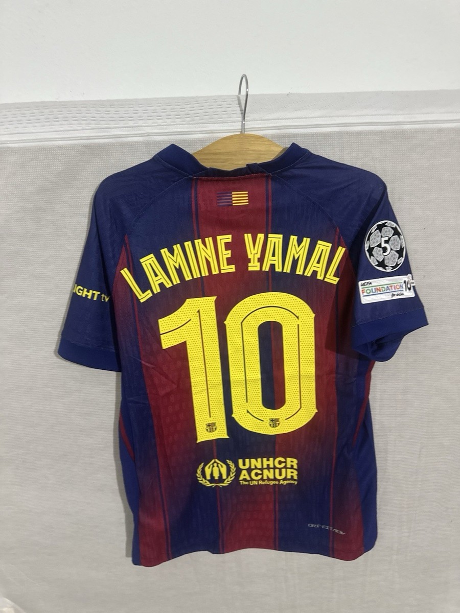 【国内正規品】FCバルセロナ LAMINE YAMAL Mサイズ 10番 Lamine Yamal #10 Size large Barcelona 2025 Authentic Player