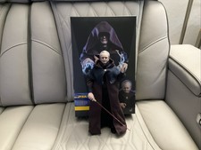 Hot Toys Star Wars the Clone Wars Darth Sidious Palpatine 1 6 Used Complete