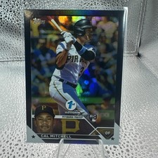 2023 Topps Series 1 1st Edition #313 Cal Mitchell (RC) Black Foil /25 Pirates