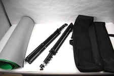 Interfit Studio Essentials Paper Hook & Loop Backdrops w 2 Stands 4 Piece Drops