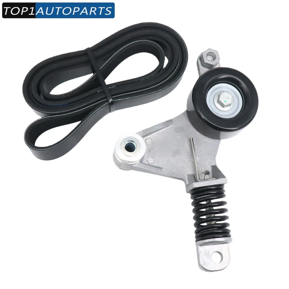 Kit de polea tensora de correa de transmisión serpentina de 2,4 L para Toyota Camry RAV4 Matrix xB Foto 4 de 4