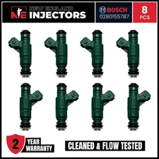 Bosch 0280155787 Fuel Injectors 99-04 Land Rover 4.0L 4.6L Discovery II Set of 8