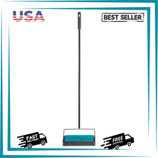 Bissell Easy Sweep Compact Carpet  Floor Sweeper, 2484A, Teal