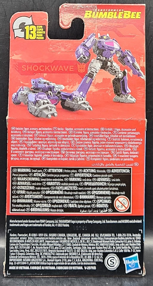 Hasbro - Takara Tomy - Transformers Studio Series -  Bumblebee Core Shockwave - Bild 3 von 4