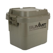 Storage Box 22L Carry Handles Camping Box, Dry Storage Green 39 x 36cm