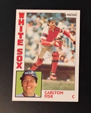 1984 Nestle Carlton Fisk (HOF) Card #560 near mint-mint condition
