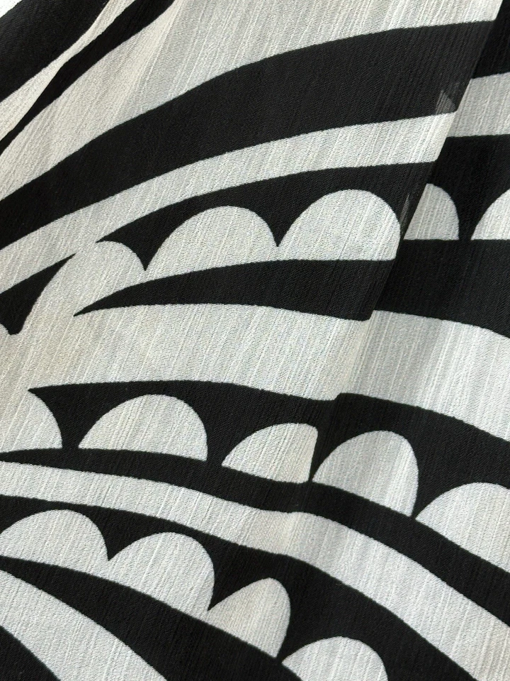 Vestido midi White House Black Market sem alças chiffon borrado fluido 4 - Imagem 4 de 4