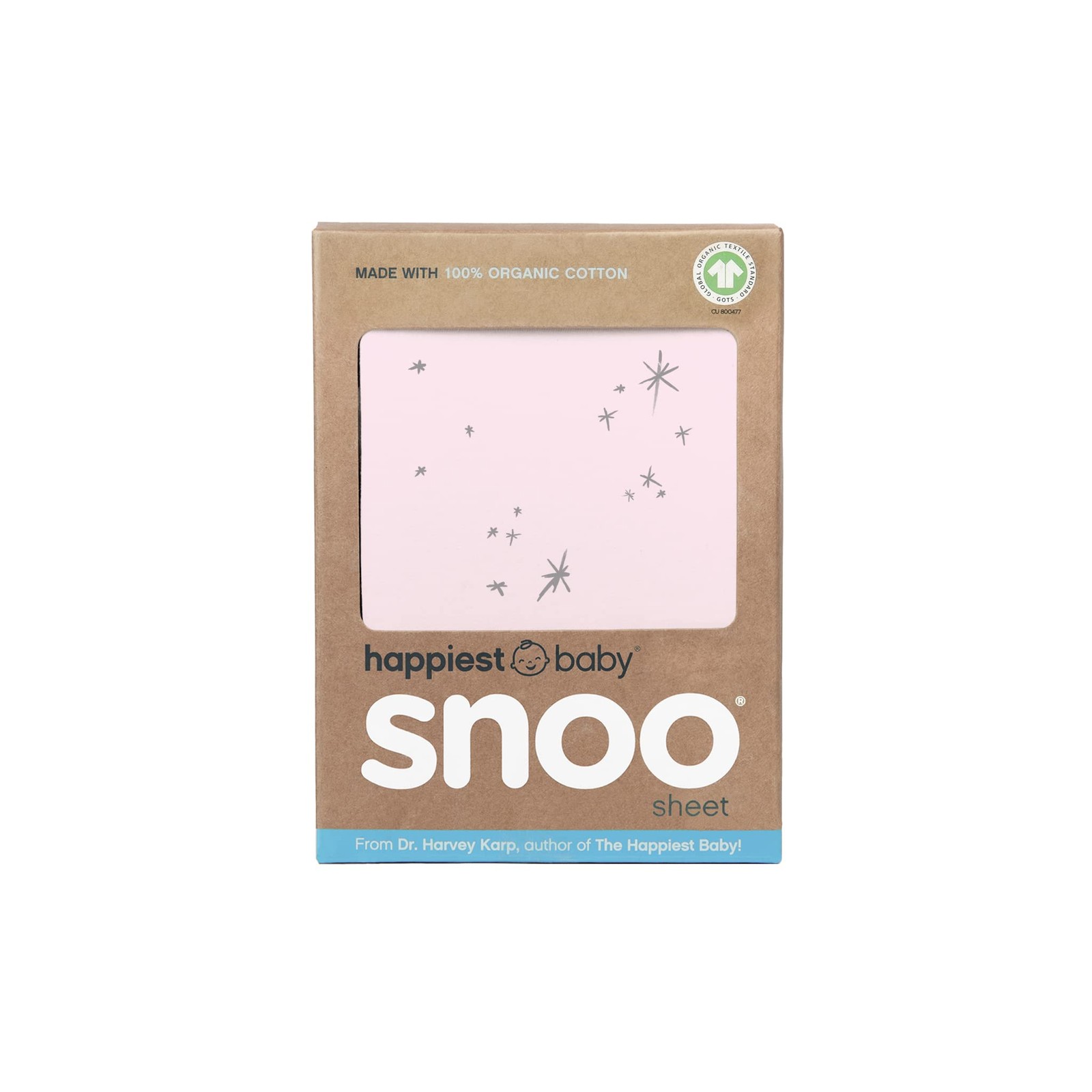 Drap housse SNOO bébé 100% coton bio Rose Galaxy unique