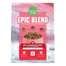 Open Farm Epic Blend High Protein Adult Dry Dog Food - Beef Superfood, 18Lb