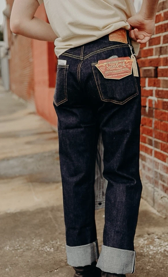 Jean para hombre 1947 CUT, SUGARCANE 14,25 OZ INDIGO talla 32 Foto 2 de 4