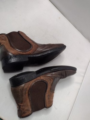 John Varvatos Distressed Fleetwood Sharpei Chelsea Boots 8  Leather Canvas B6 $698 John Varvatos Collection Fleetwood Sharpei Chelsea Boot  main image 2
