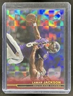 2025 Panini PhotoGenic Lamar Jackson Horizontal Maroon FOTL #/7 Ravens