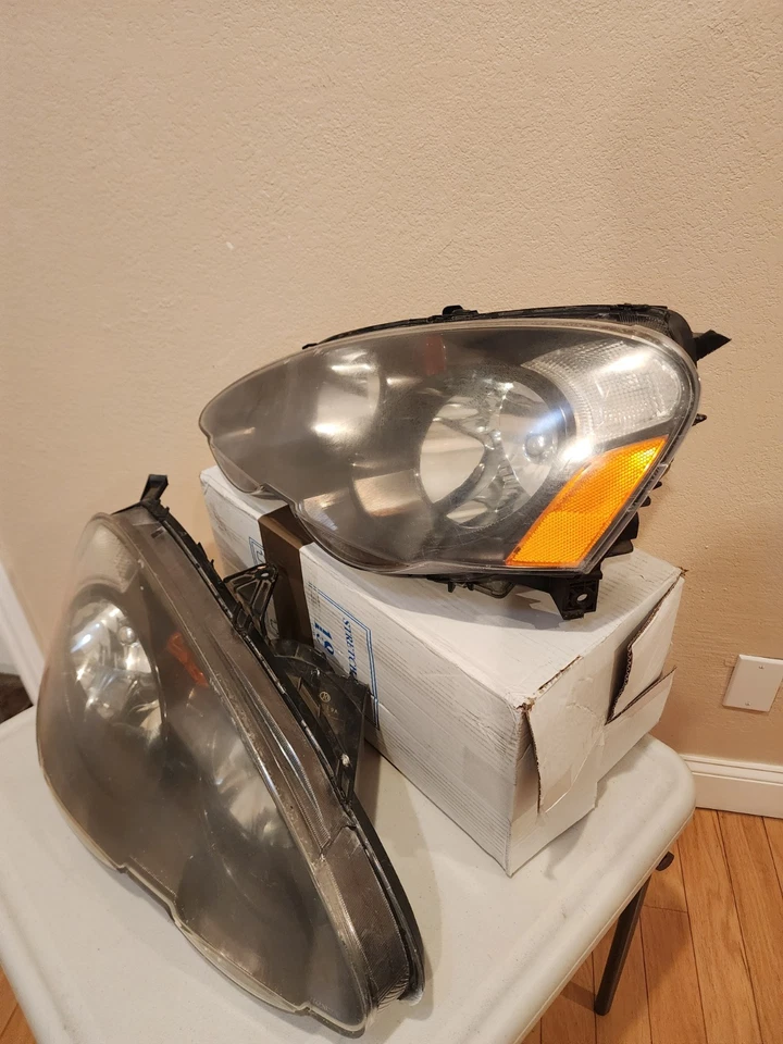 JDM 02-04 Honda Integra TypeR DC5 Acura RSX Left & Right Side Headlight Lamps - Image 4 of 4