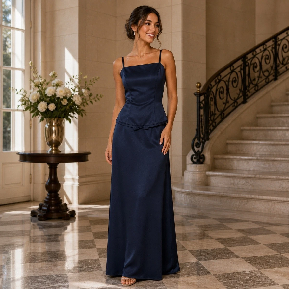 Blue Plus 18W Size Bridesmaid Dresses for sale | eBay