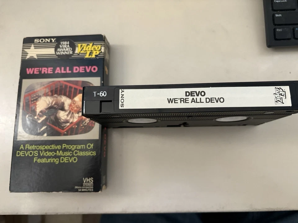WE'RE ALL DEVO 1983 SUPER RARE FIRST EDITION ON VHS 80'S POP ROCK OOP Read L@@k - Image 4 of 4