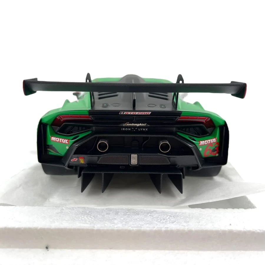 Modellino Auto Top Speed 1/18 Lamborghini Huracan GT3 Evo2 #63 2023 Imsa Dayt... - Immagine 4 di 4