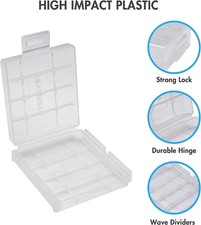 TENERGY AA/AAA BATTERY PLASTIC STORAGE CASE
